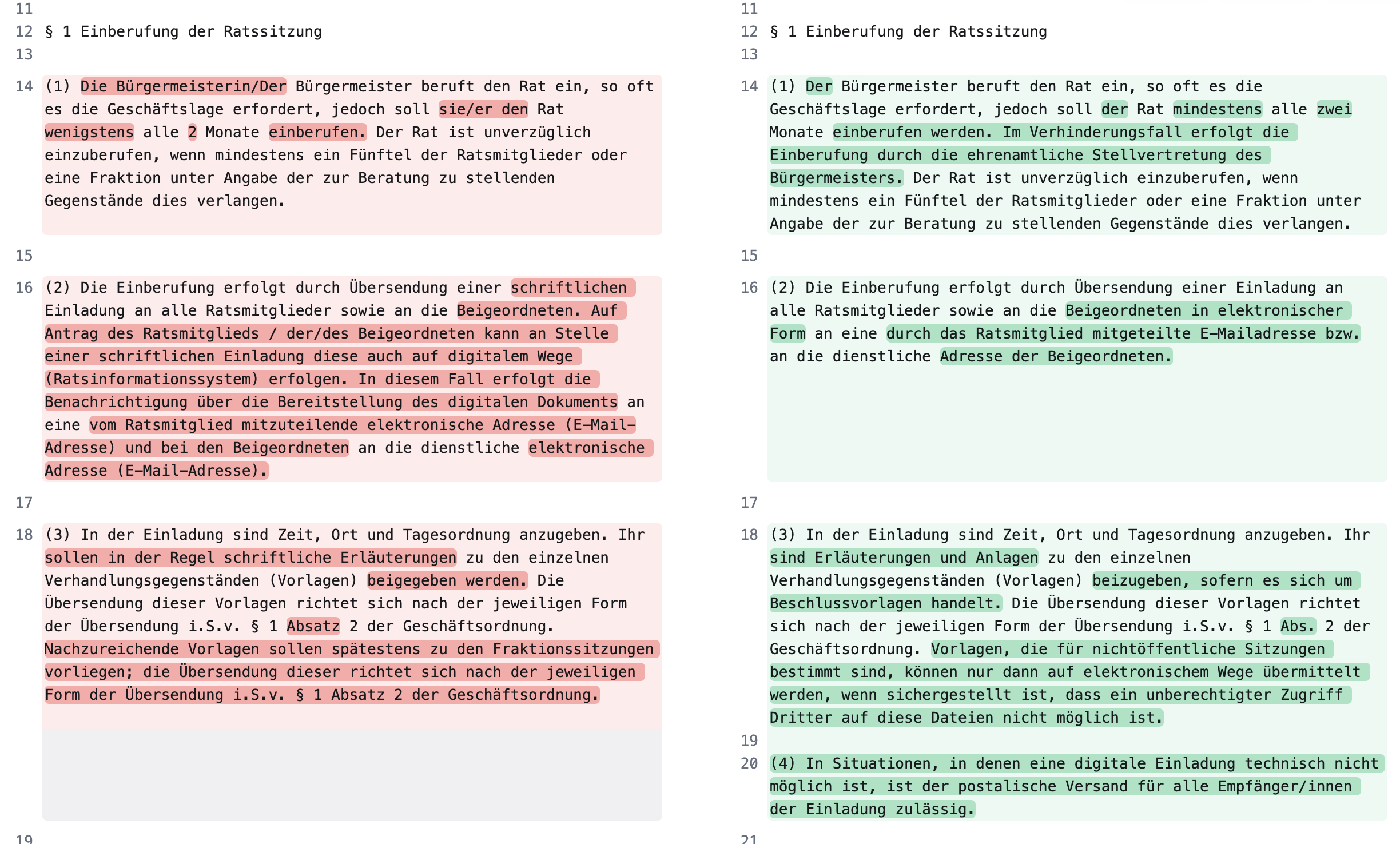 Screenshot von Diffchecker.com